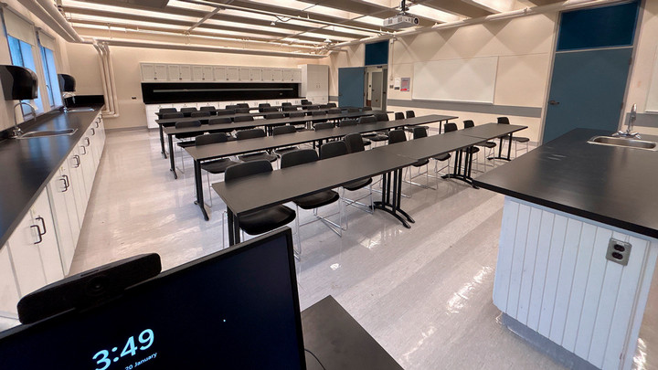View from the presenter area